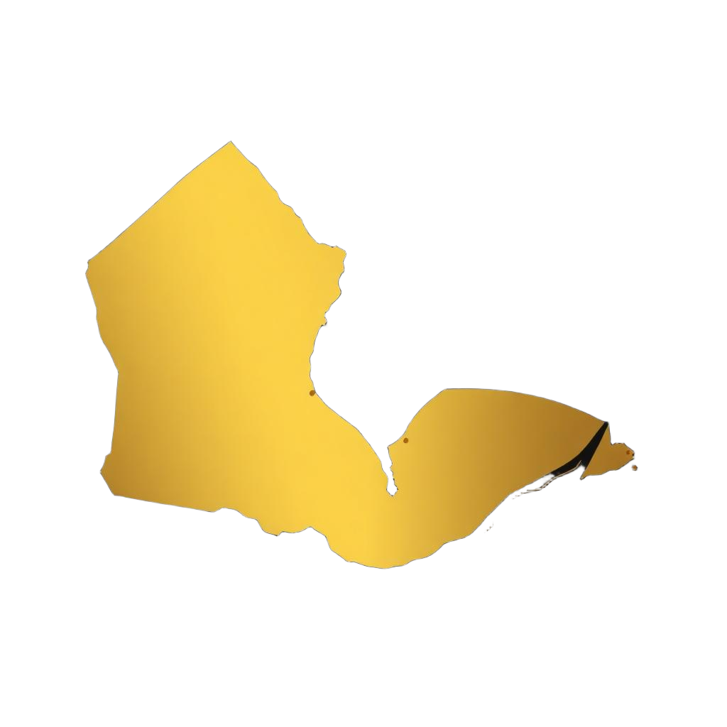 Map of Ontario, Canada showing M Diamond Detailing mobile car detailing service coverage